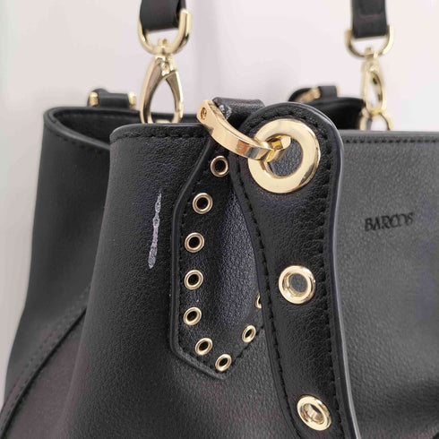 バルコス BARCOS 2way 本革 タッセル ハトメ ショルダー ハンドバッグ レディース