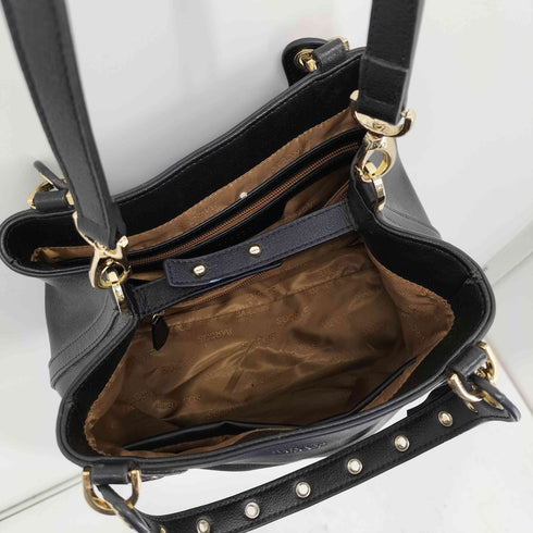 バルコス BARCOS 2way 本革 タッセル ハトメ ショルダー ハンドバッグ レディース