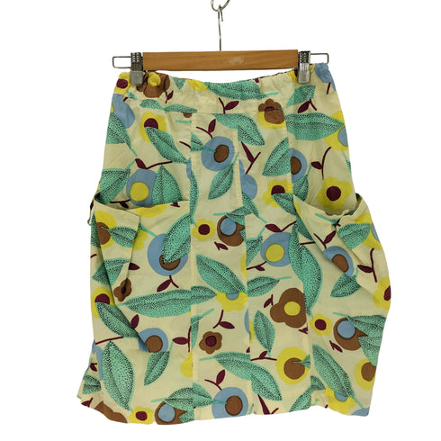 マルニ MARNI サイドポケット 総柄イージースカート レディース 38