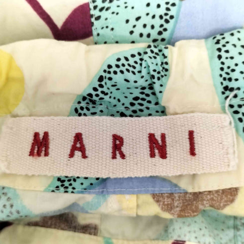 マルニ MARNI サイドポケット 総柄イージースカート レディース 38