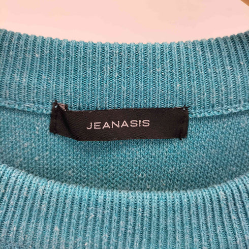 ジーナシス JEANASIS ジャガードボリュームスリーブプルオーバー レディース