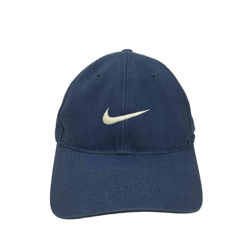 ナイキ NIKE 00S 黒タグ スウッシュ刺繍 6パネル ベースボールキャップ メンズ