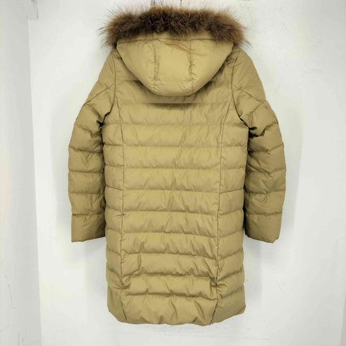 エーグル AIGLE ファー付きロングダウンジャケット レディース import:M