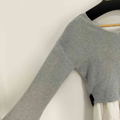 ワンアフターアナザーナイスクラップ one after another NICE CLAUP 25SS 3WAY ニット キャミ ワンピ セット レディース FREE