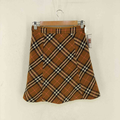 バーバリーブルーレーベル BURBERRY BLUE LABEL ノバチェック ウール スカート レディース FR:36