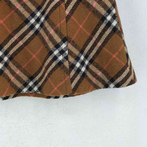 バーバリーブルーレーベル BURBERRY BLUE LABEL ノバチェック ウール スカート レディース FR:36
