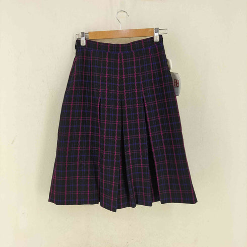 アクアスキュータム AQUASCUTUM イングランド製 チェック スカート レディース