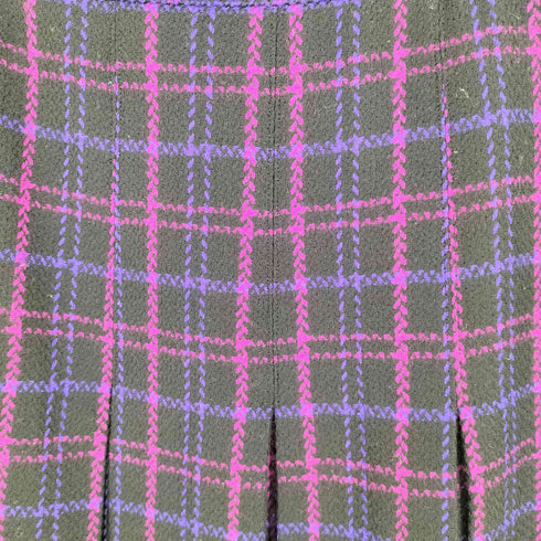 アクアスキュータム AQUASCUTUM イングランド製 チェック スカート レディース