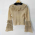 ザラ ZARA フリルニットセーター レディース import:S