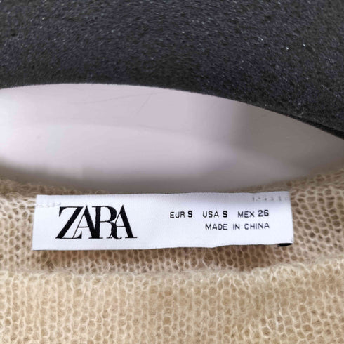 ザラ ZARA フリルニットセーター レディース import:S