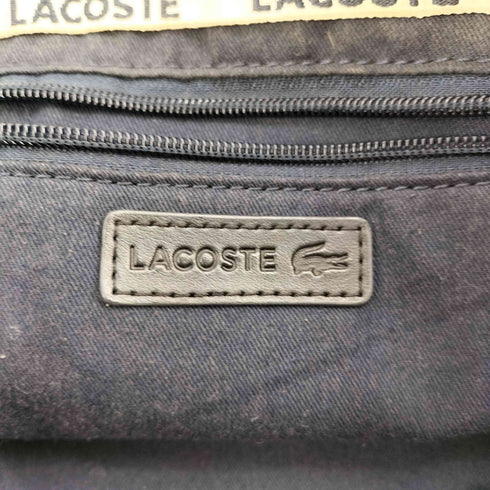 ラコステ LACOSTE レザー プチピケ ロゴ ショルダー 2WAY トートバック レディース