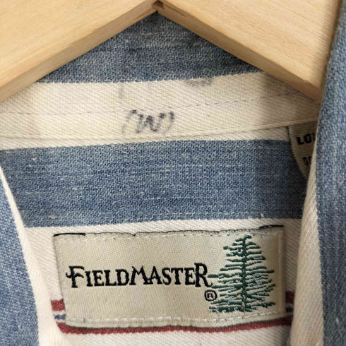 Fieldmaster ストライプ ボタンダウン 長袖 シャツ メンズ import:M