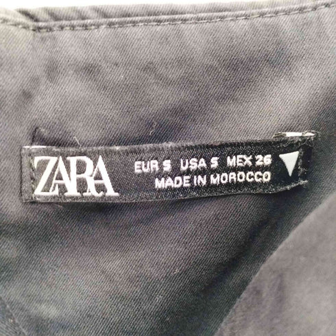 ザラ ZARA リボン ミディボリューム キャミワンピース レディース import:S