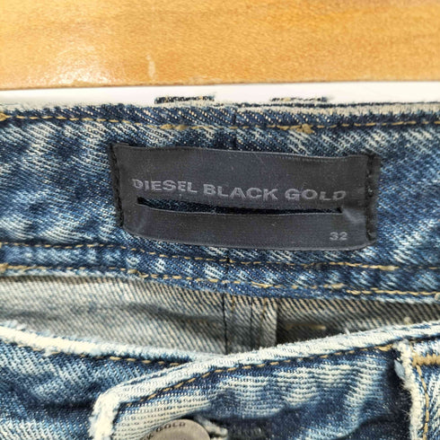 ディーゼルブラックゴールド DIESEL BLACK GOLD TYPE-2510 ダメージデニムパンツ メンズ US:32-33