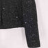ザラ ZARA スパンコール ノーカラージャケット レディース M