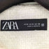 ザラ ZARA ノーカラー ツイードジャケット レディース M