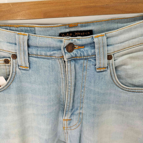 ヌーディージーンズ Nudie Jeans LEAN DEAN CIRRUS SKY レディース 27×30