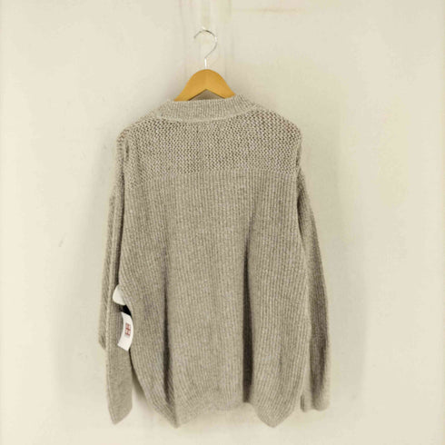 エディーバウアー Eddie Bauer 白タグ コットン ヘンリーネック ニット メンズ import:M