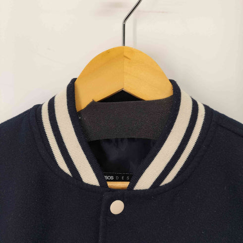 エイソス asos OVERSIZED VARSITY BOMBER JACKET メンズ import:S