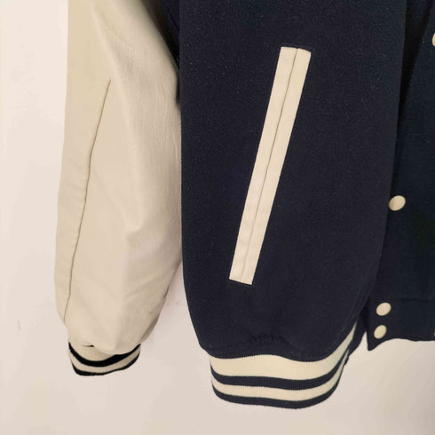 エイソス asos OVERSIZED VARSITY BOMBER JACKET メンズ import:S
