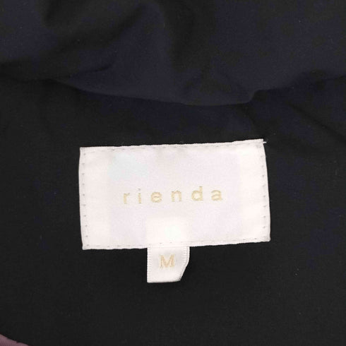 リエンダ rienda バックテールショートダウン レディース M