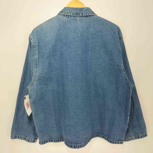 New Direction インド綿 パッチワーク 刺繍デザイン デニムジャケット レディース import:XL