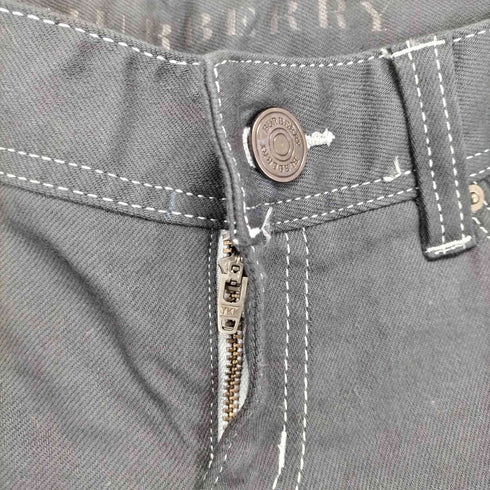 バーバリー BURBERRY 後染め ローライズスキニーパンツ レディース 36