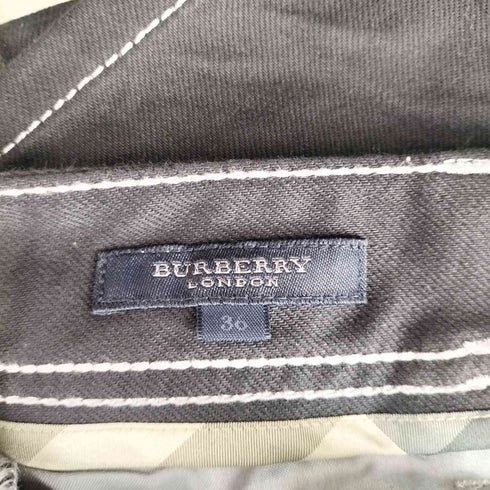 バーバリー BURBERRY 後染め ローライズスキニーパンツ レディース 36