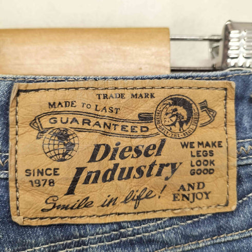 ディーゼル DIESEL スパンコールポケット ローライズストレートデニムパンツ Y2K レディース W24L30