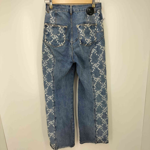 FETICO FLOWER EMBROIDERED WIDE JEANS レディース JPN:1