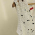 アキラナカ AKIRA NAKA 別注 Gerda glass beads&ores knit WH/ 天然石 ビーズニットベスト レディース