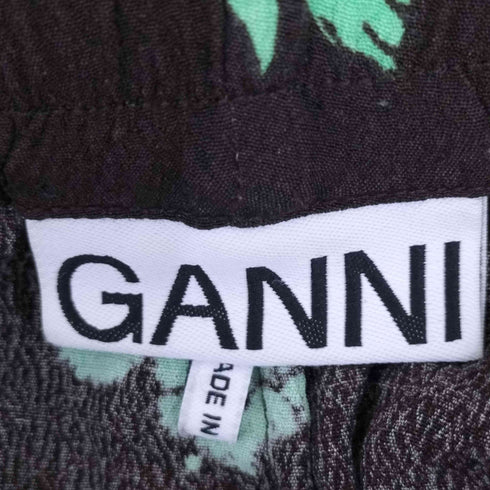 ガニー Ganni フラワーモチーフパンツMaterial レディース 34