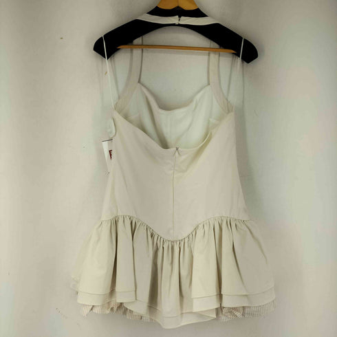 ザラ ZARA フリルデザインミニワンピース レディース import:L