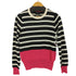 マークアンドロナ MARK&LONA ボーダークルーネックニット レディース