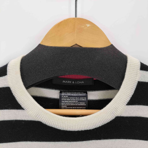 マークアンドロナ MARK&LONA ボーダークルーネックニット レディース