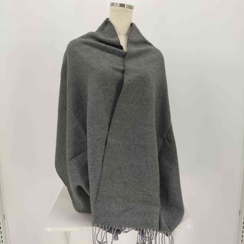 アクネストゥディオズ ACNE STUDIOS イタリア製 VIRGIN WOOL 大判 フリンジ ウール リバーシブル ストール レディース