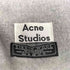 アクネストゥディオズ ACNE STUDIOS イタリア製 VIRGIN WOOL 大判 フリンジ ウール リバーシブル ストール レディース