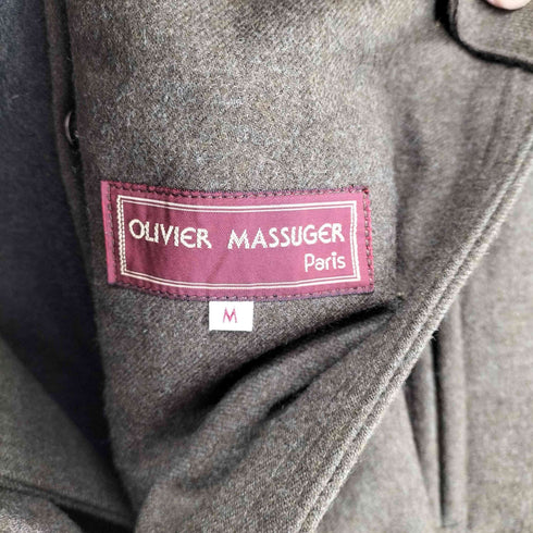 OLIVIER MASSUGER ライナー付クロップドミリタリージャケット メンズ M
