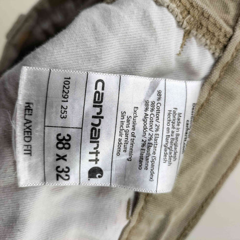 カーハート Carhartt ペインターワークパンツ メンズ 38/32