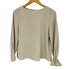 ナチュラルビューティーベーシック NATURAL BEAUTY BASIC パールカフススリーブブラウス レディース JPN:M