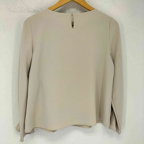 ナチュラルビューティーベーシック NATURAL BEAUTY BASIC パールカフススリーブブラウス レディース JPN:M