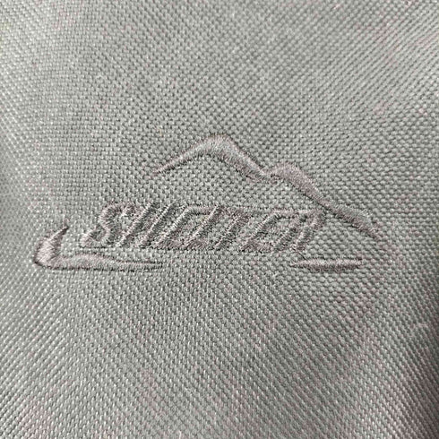 shelter フロントロゴ刺繍バックパック メンズ