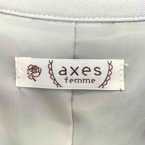 アクシーズファム axes femme 後レースアップトレンチコート レディース FREE
