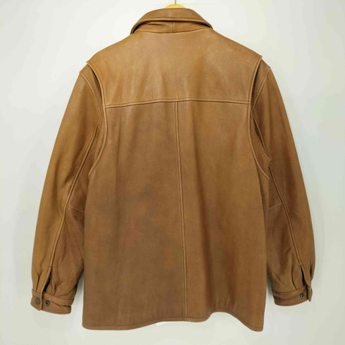 ウィルソン Wilsons Leather 本革 比翼 ジップアップ レザー ジャケット メンズ import:M