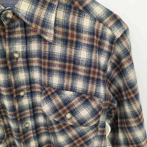 ペンドルトン PENDLETON 70s USA製 チェック ウール ボードシャツ メンズ M