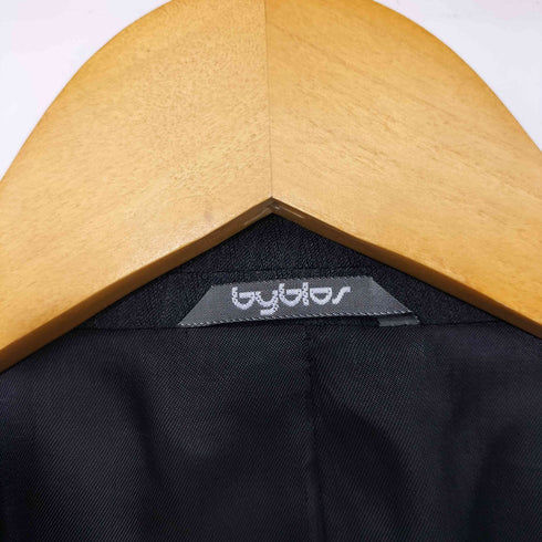 Byblos ピークドラペル ダブルブレスト テーラードジャケット 2タック スラックス パンツ セットアップ メンズ 46