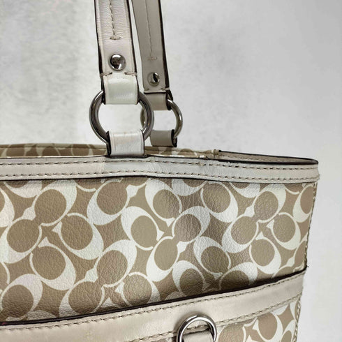コーチ COACH シグネチャーレザートートバッグ レディース