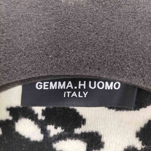 ジャンマアッカウォモ GEMMA.H UOMO スカル柄カーディガン メンズ