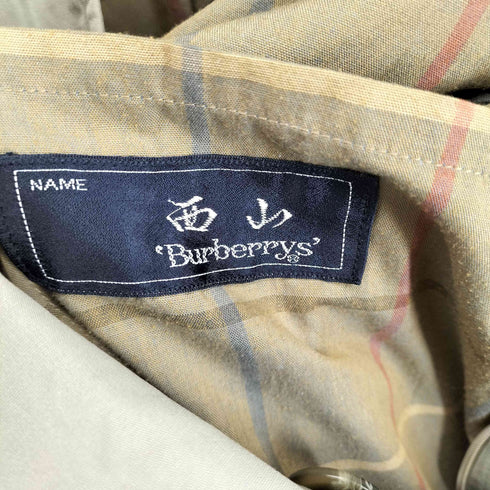 バーバリーズ BURBERRYS 裏地チェックステンカラーコート メンズ 170