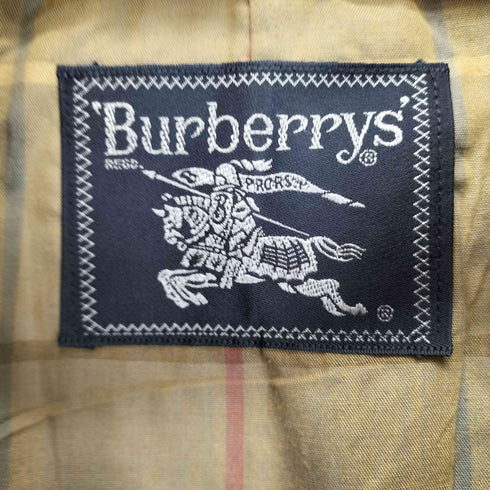 バーバリーズ BURBERRYS 裏地チェックステンカラーコート メンズ 170